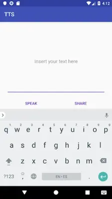 Text to Speech (TTS) android App screenshot 4