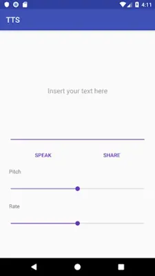 Text to Speech (TTS) android App screenshot 5